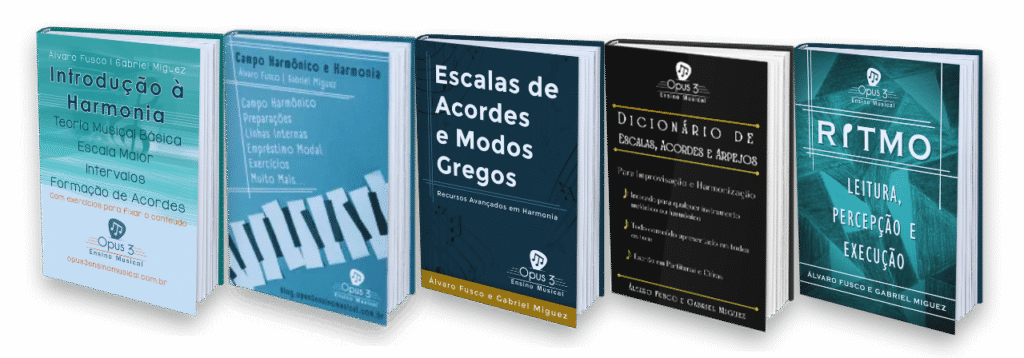Combo 5 em 1 da Teoria Musical e Harmonia