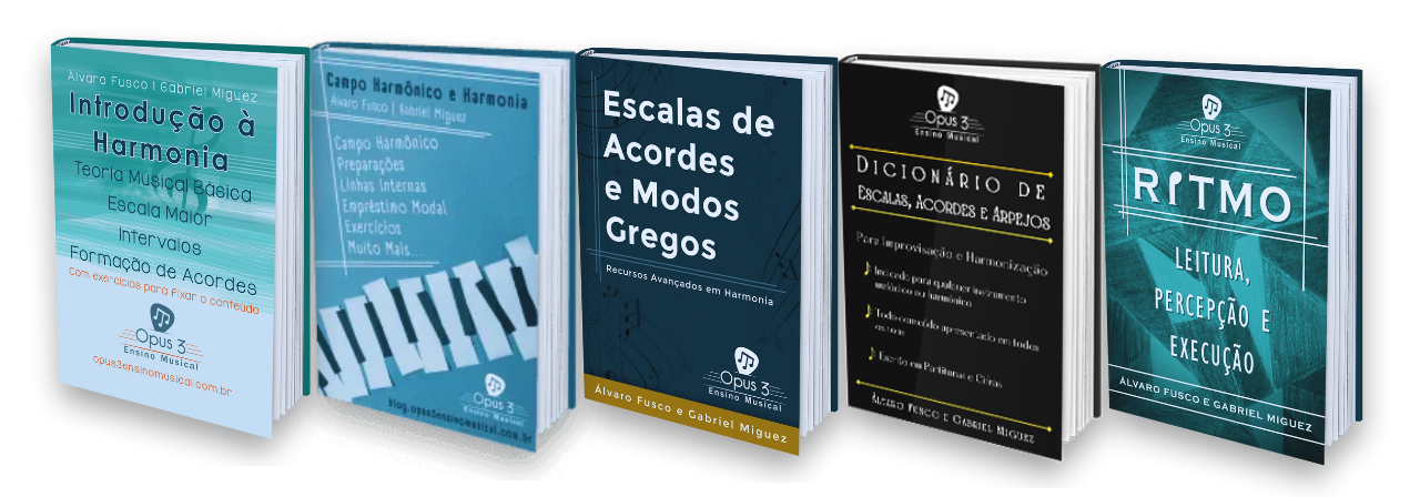 Combo 5 em 1 da Teoria Musical e Harmonia
